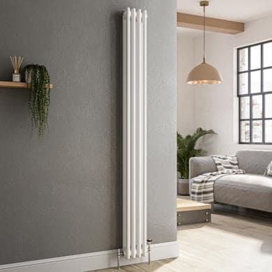 Reggio Vertical Double Column Traditional Radiator