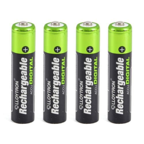 LLOYTRON 4pk Aaa Rechargeable Batteries...