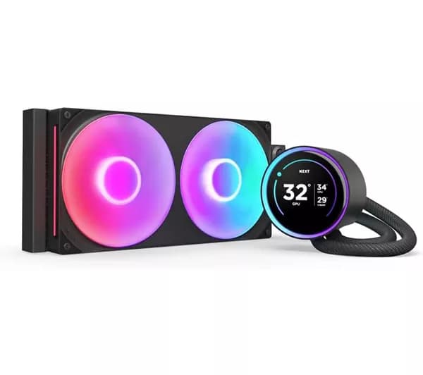 NZXT Kraken Elite 280 RGB 280 mm Liquid CPU Cooler - RGB LED, Black