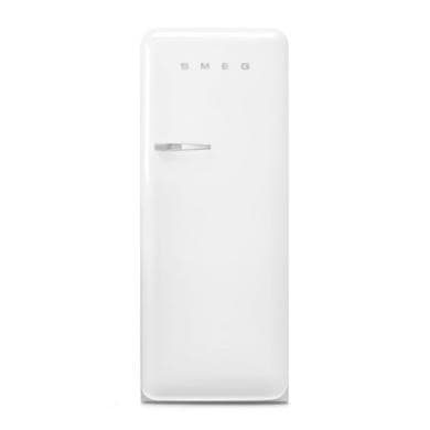 Smeg 244 Litre Fifties Style Right Hand Hinge Freestanding Fridge With Ice Box – White