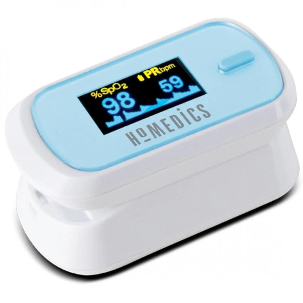 Homedics Oxywatch Fingertip Pulse Oximeter - White | PX-101-EU
