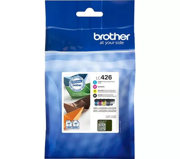 BROTHER LC426 Cyan, Magenta, Yellow & Black Ink Cartridges - Multipack