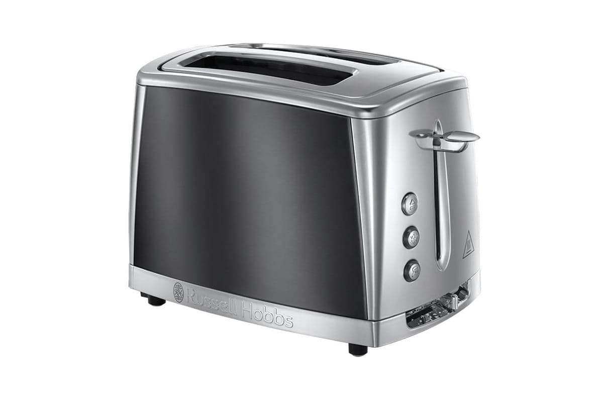 Russell Hobbs Luna 2 Slice Toaster | 23221 | Moonlight Grey