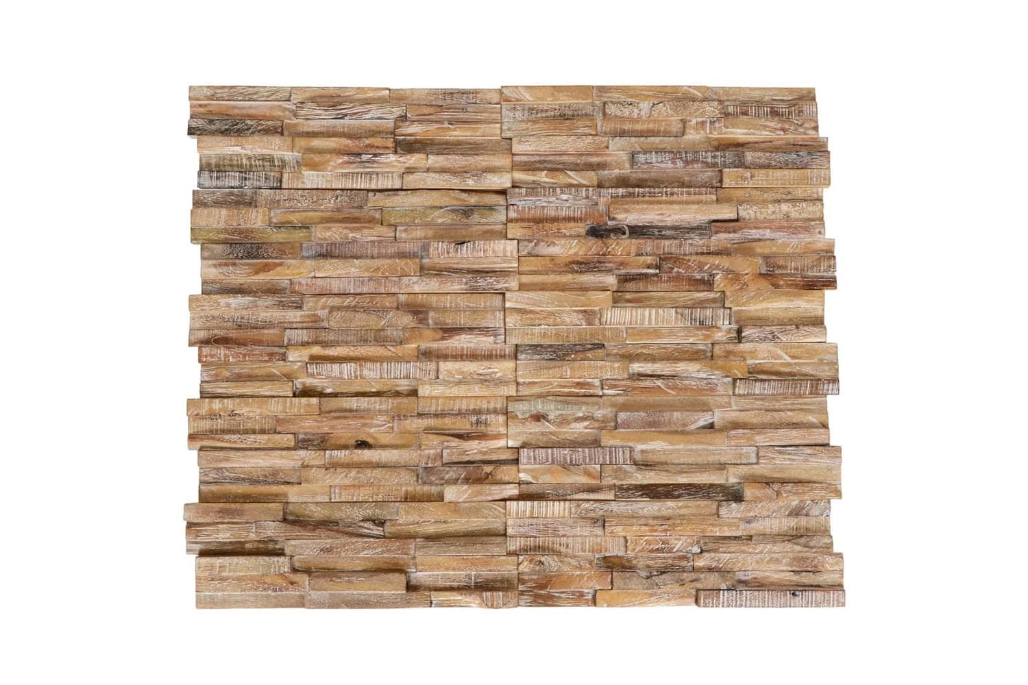 Vidaxl 326177 3d Wall Cladding Panels 10 Pcs 1.01 Sq M Solid Teak Wood