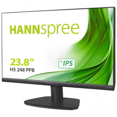 Hannspree 23.8” FHD DP, VGA & HDMI with Audio | HS248PPB
