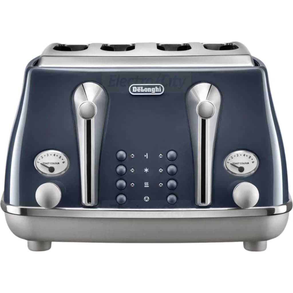De’Longhi Icona Capitals 4 Slice Toaster | London Blue