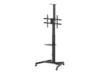 FELLOWES - cart - for flat panel / AV equipment - black