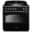 Rangemaster Classic FX 90cm Induction Range Cooker | Black with Chrome Trim