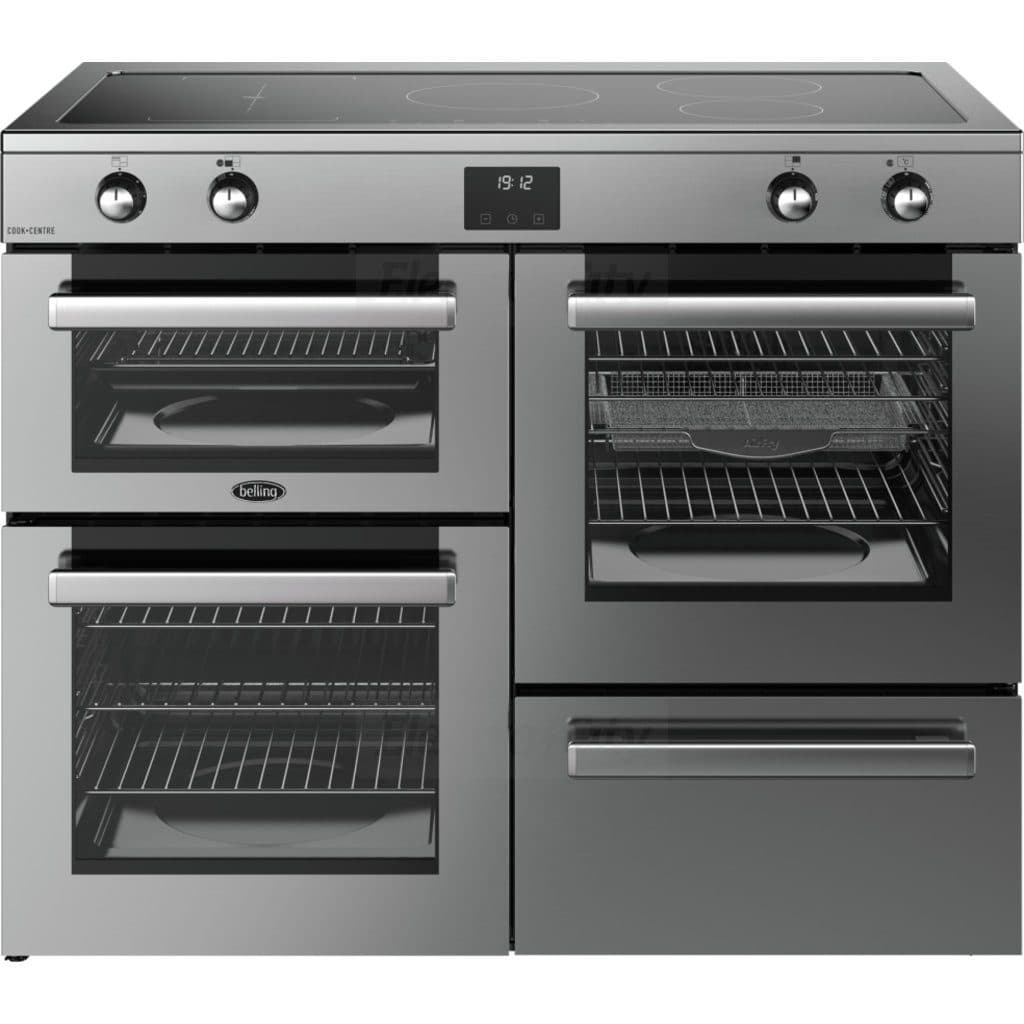Belling Cookcentre 110cm Electric Range Cooker | Stainless Steel