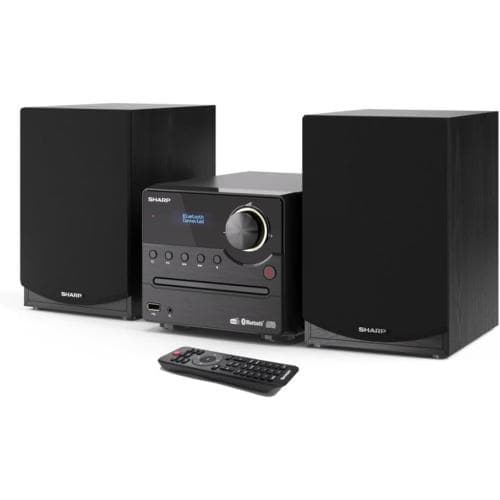 SHARP            CD & RADIO STEREO SYSTEM