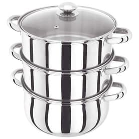Hx05 24Cm 3Tier Steamer With Glass Lid