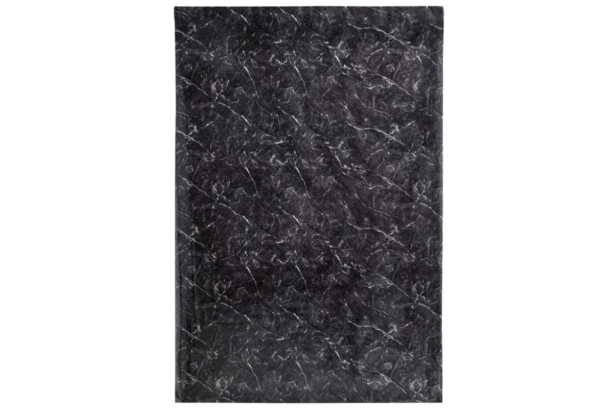 vidaXL 155775 Furniture Sticker Self-adhesive Marble Black 90x500cm Pvc