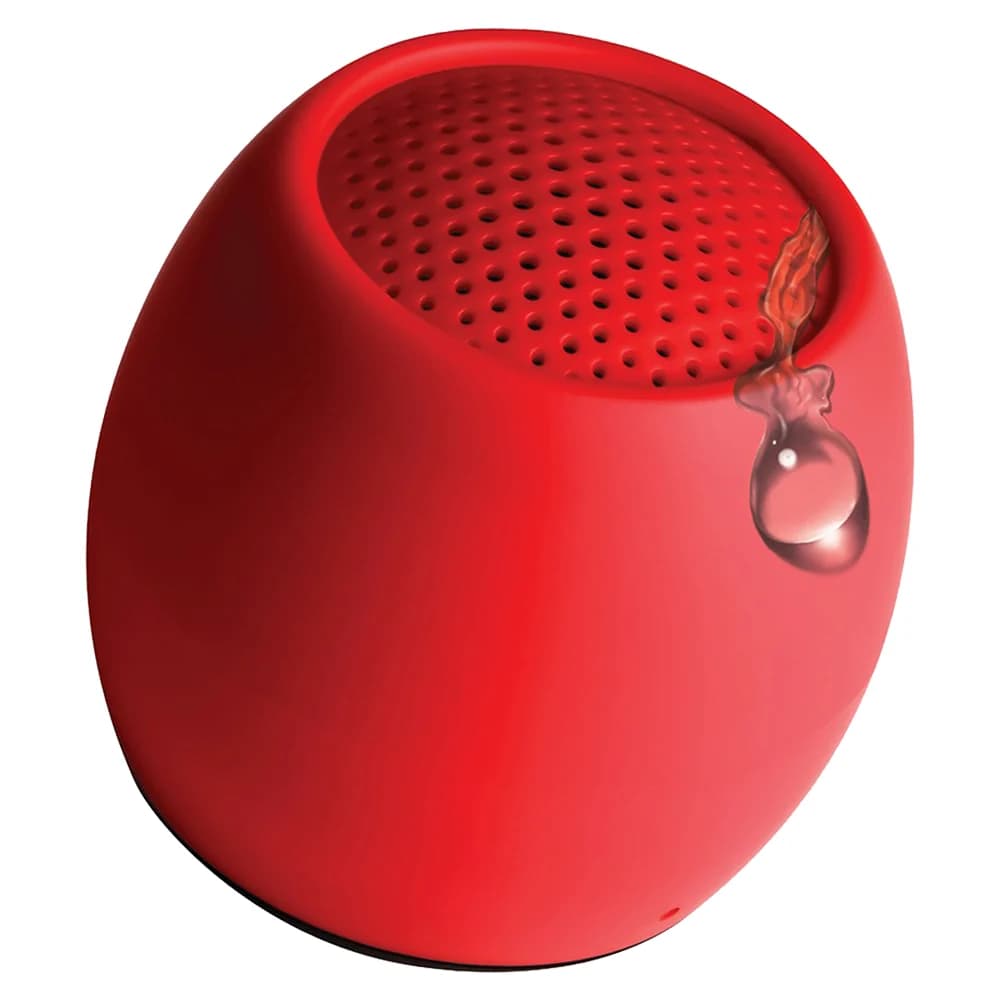 Boompods Zero Big Sound Bluetooth Speaker with Dual Pairing - Red | ZERRED