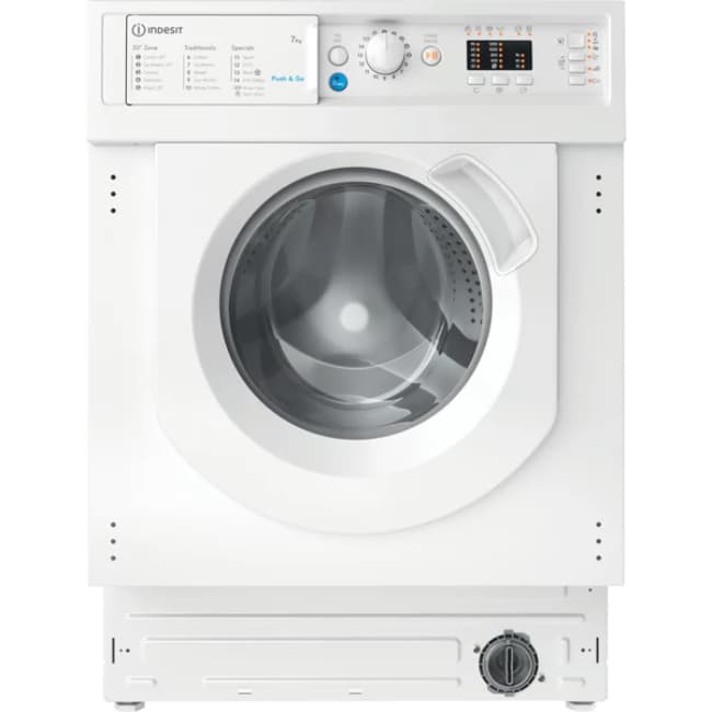 Indesit Built-in 7kg 1200 Spin Washing Machine | BI WMIL 71252 UK N