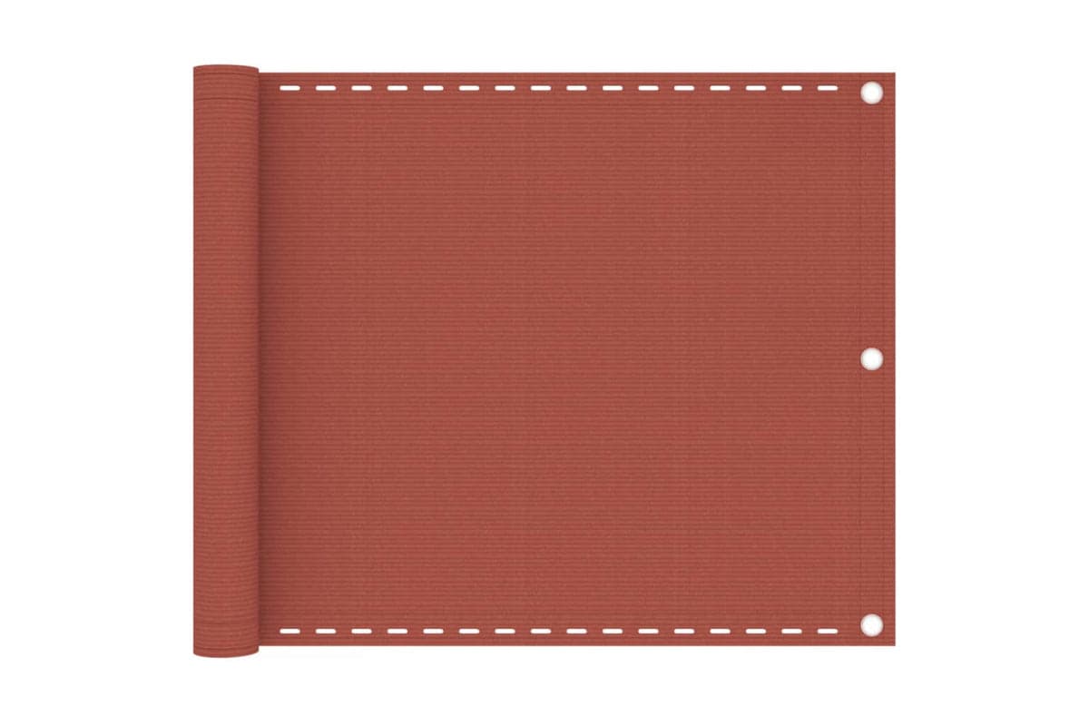 vidaXL 310944 Balcony Screen Terracotta 75x300cm Hdpe