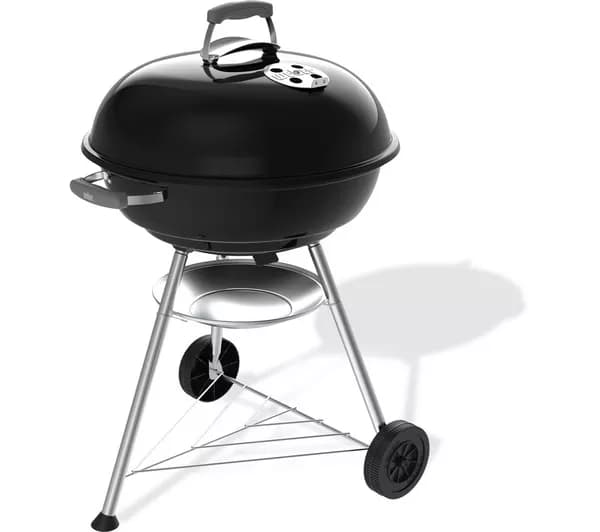 WEBER Compact 57 cm Portable Kettle Charcoal BBQ - Black