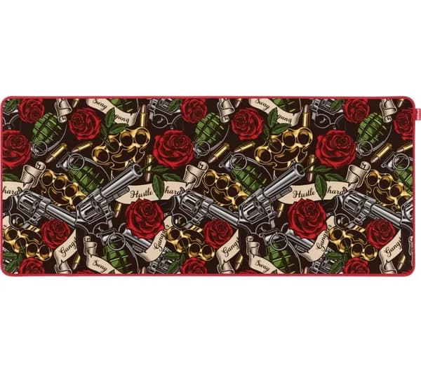 GITGUD Hustlers & Handgrenades Mouse Mat - Multi-color, XXL