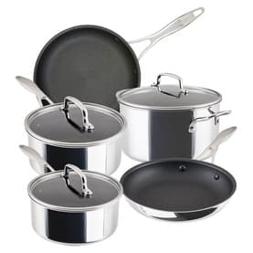 Scratch Defense Stainless Steel Five-Piece Pan Set