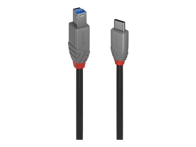 Lindy - Anthra Line - USB-C cable - USB-C to USB Type B - 3 m