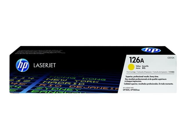 HP - 126A - yellow - original - LaserJet - toner cartridge (CE312A)