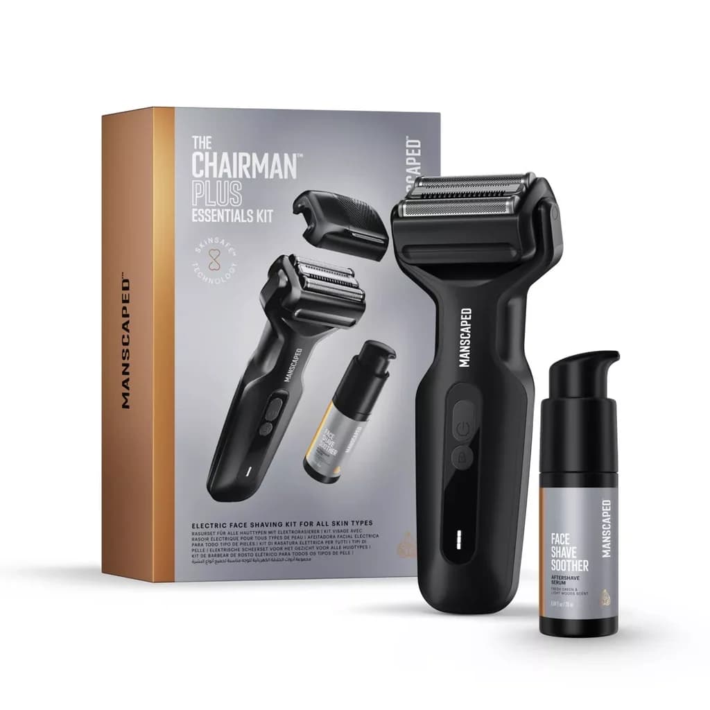 Manscaped The Chairman Plus Cordless Foil Shaver with Essentials Kit - Black | 75-00054