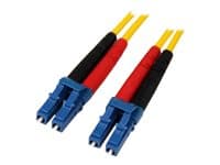 STARTECH.COM - Startech 7m Fiber Optic Cable - Single-Mode Duplex 9/125 - LSZH - LC/LC - OS1 - LC to LC Fiber Patch Cable (SMFIBLCLC7) - patch cable - 7 m - 7 m - yellow