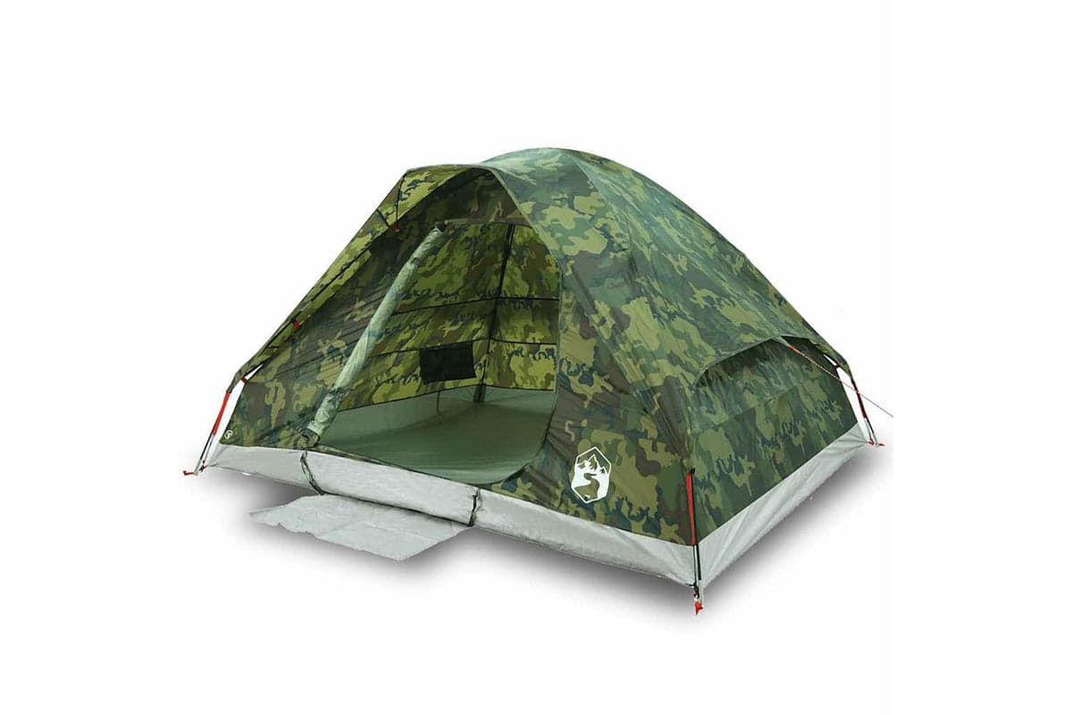 Vidaxl Camping Tent Dome 2-person Camouflage Waterproof