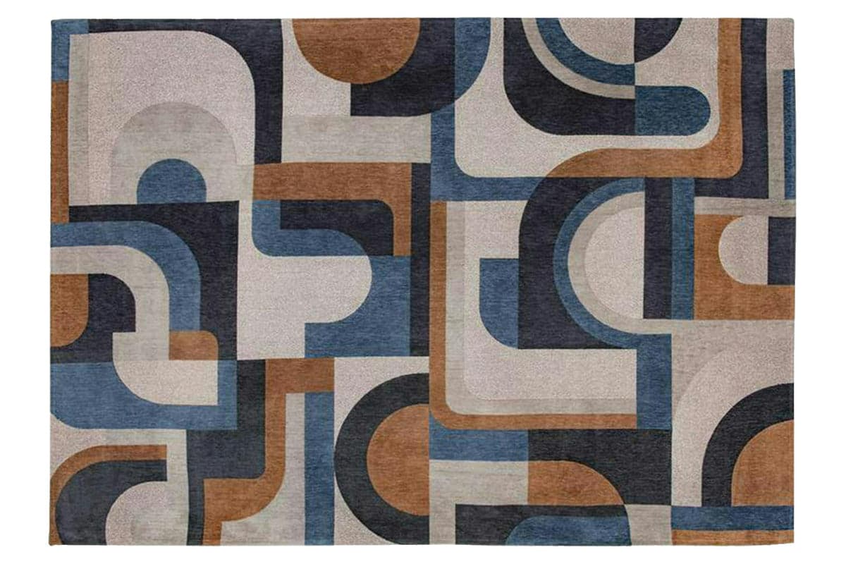 Louis De Poortere | Module Eco Rug | Camel Blue | 80 x 150 cm