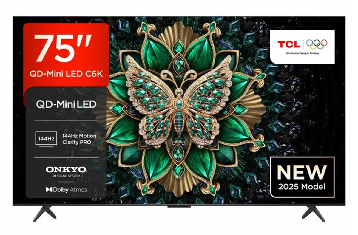 TCL 75" 144Hz Mini LED Google TV | 75C6K