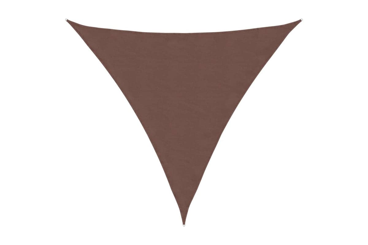 Vidaxl 135830 Sunshade Sail Oxford Fabric Triangular 3x3x3 M Brown