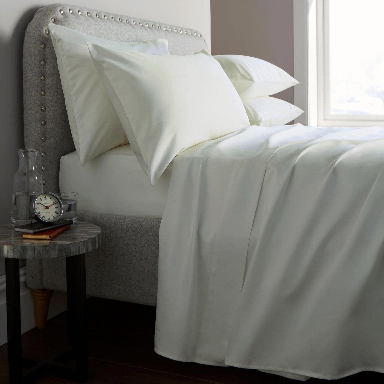 Brushed Cotton Coordinated Bedding Cream