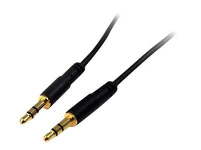 STARTECH.COM - Startech 3.5mm Audio Cable - 10 ft - Slim - M / M - AUX Cable - Male to Male Audio Cable - AUX Cord - Headphone Cable - Auxiliary Cable (MU10MMS) - audio cable - 3 m