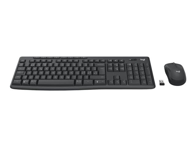 LOGITECH - MK370 Combo for Business - keyboard and mouse set - QWERTY - UK - graphite Input Device