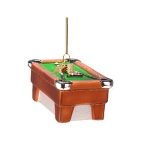 Pool Table Glass Tree Decoration 5cm