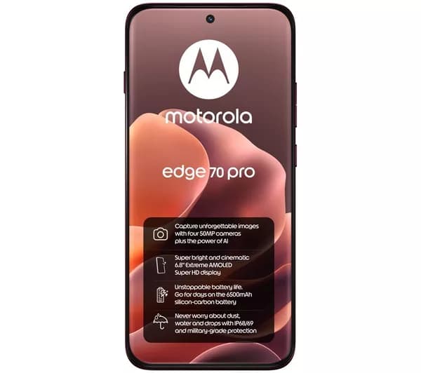 MOTOROLA Edge 70 Pro - 512 GB, Zinfadel