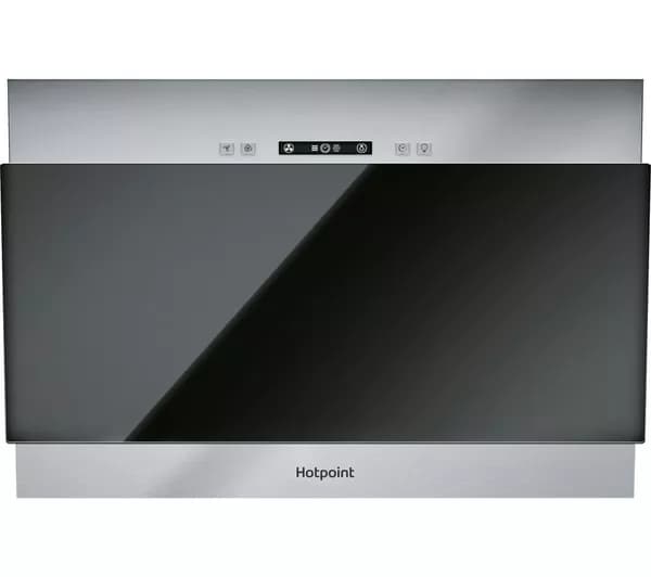 HOTPOINT PHVP 6.4F AL K/1 Canopy Cooker Hood - Black