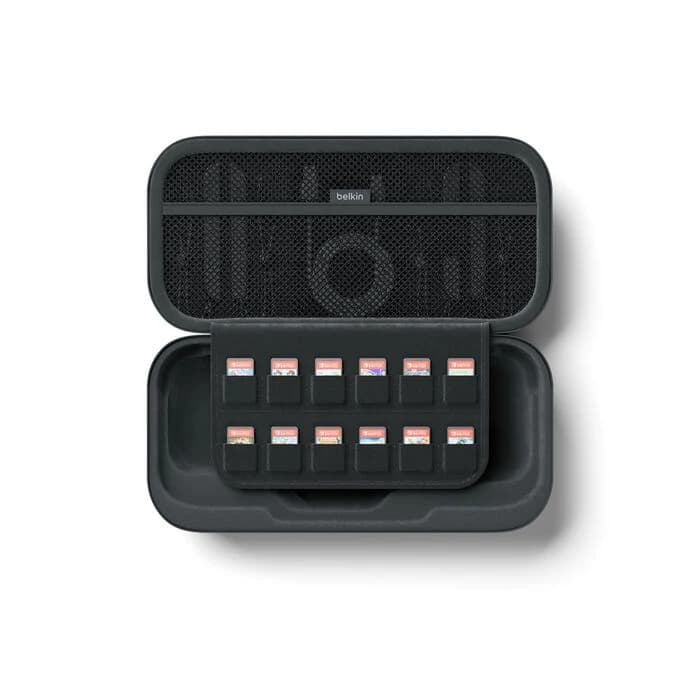 Belkin Gaming Charging Case for Nintendo Switch 2 with 10K Power Bank Charcoal | ENA001hqCH-V2