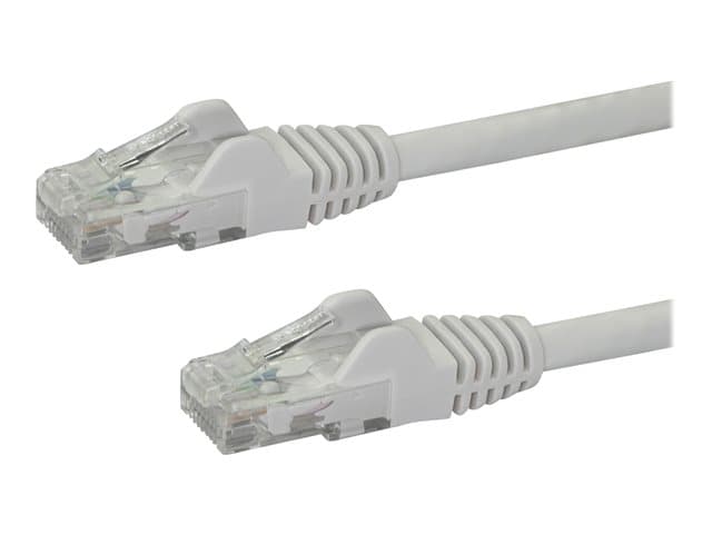 STARTECH.COM - Startech 7m CAT6 Ethernet Cable, 10 Gigabit Snagless RJ45 650MHz 100W PoE Patch Cord, CAT 6 10GbE UTP Network Cable w/Strain Relief, White, Wiring is UL Certified/TIA - Category 6 - 24AWG (N6PATC7MWH) - patch cable - white