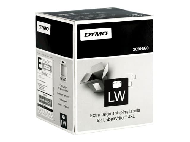 DYMO - LabelWriter Extra Large Shipping Labels - shipping labels - 220 label(s) - 104 x 159 mm