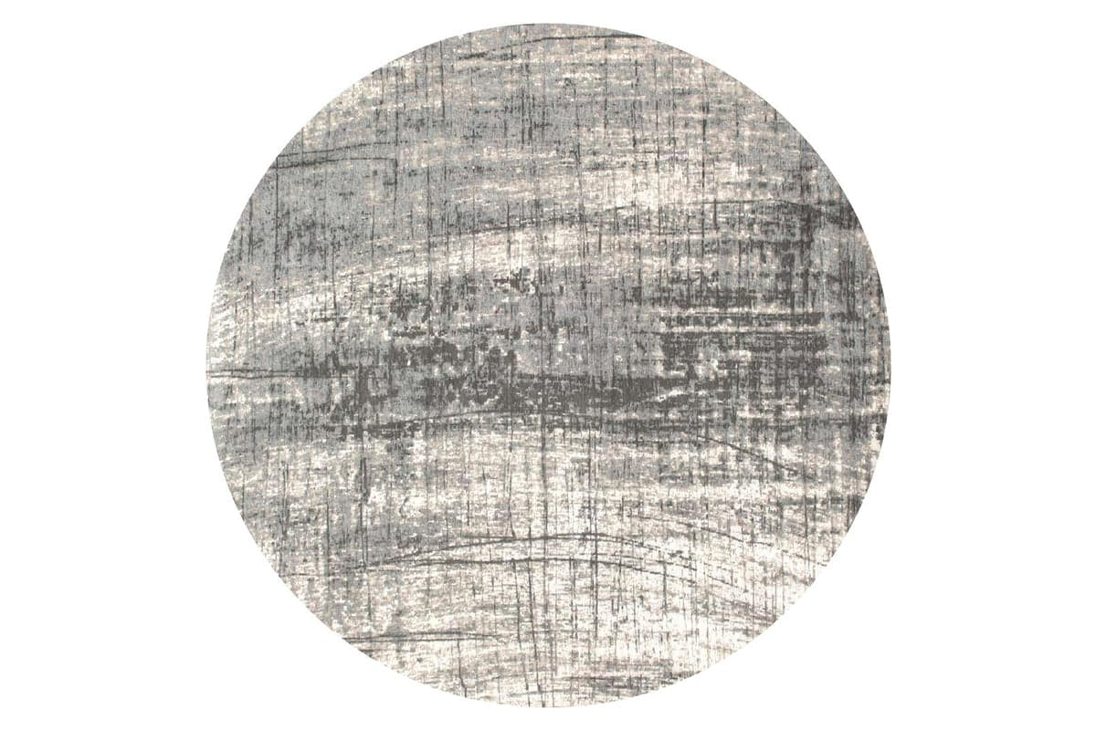 Louis De Poortere | Griff Eco Round Rug | Grey | 240 x 240 cm