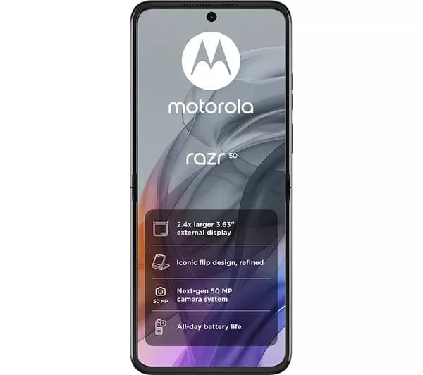 MOTOROLA Razr 50 - 256 GB, Koala Grey