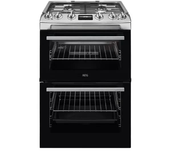AEG CGX6130ACM 60 cm Gas Cooker - Stainless Steel