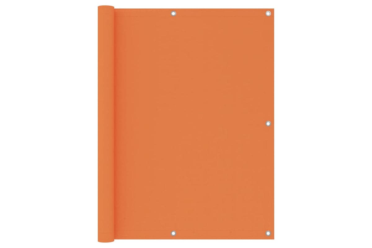 vidaXL 135053 Balcony Screen Orange 120x400cm Oxford Fabric
