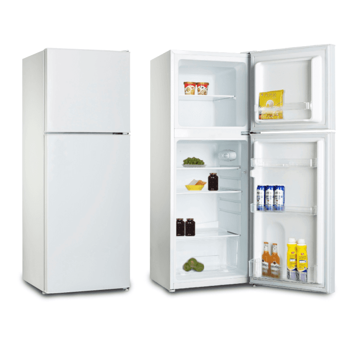 Powerpoint P74250MLWE, 129 x 48cm, 70/30, Freestanding Fridge Freezer