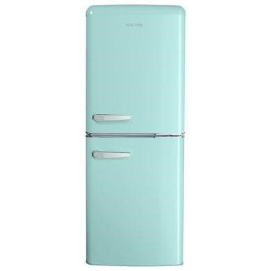 Refurbished 153 Litre 50/50 Retro Freestanding Fridge Freezer - Blue Total No Frost