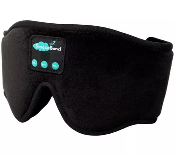 SNOOZEBAND Pro Bluetooth Sleep Mask Headphones - Black