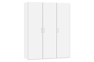 Lena Wardrobe | 3 Door | Premium White
