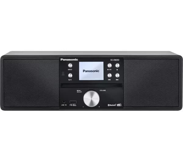 PANASONIC SC-DM202 Bluetooth All-in-One Stereo System - Black