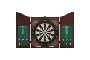 Vidaxl Professional Dart Set With Dartboard And Cabinet Sisal Steel