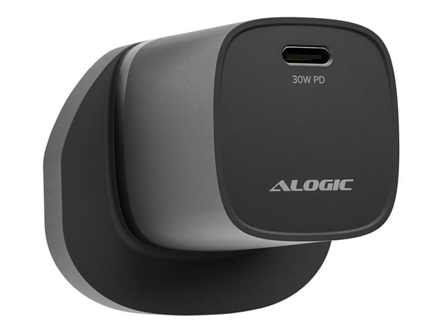 ALOGIC - Rapid power adapter - GaN, mini - 24 pin USB-C - 30 Watt